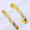 22kt Gold Two-Tone Bangles