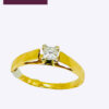 14k Gold & Diamond Ring(0.22ct)