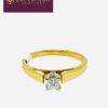 14k Gold & Diamond Ring(0.22ct)