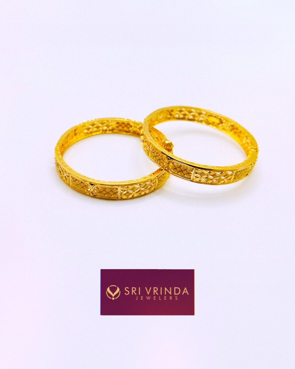 22kt gold baby bangles