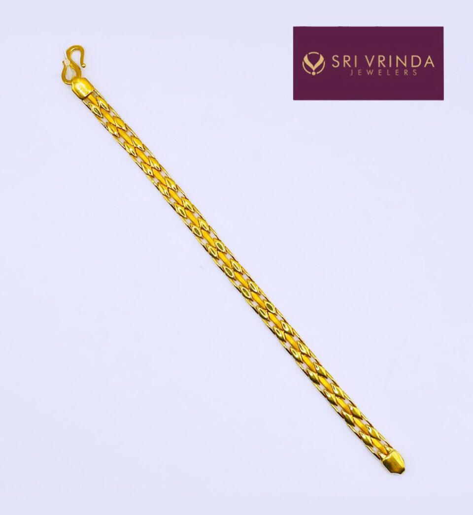 22kt gold men's bracelet(25.1 gm)