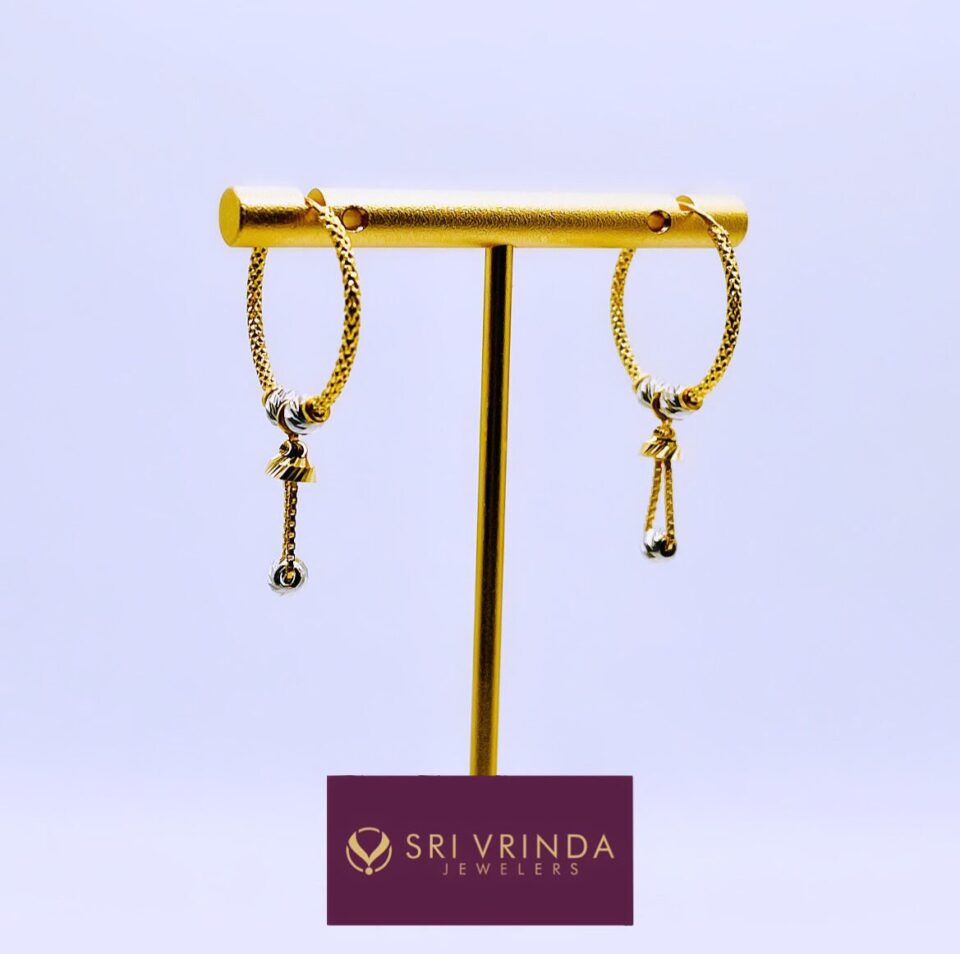22k gold earrings (5.20 gm)