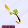22kt Gold Bangle with Emerald(11.70 gm)