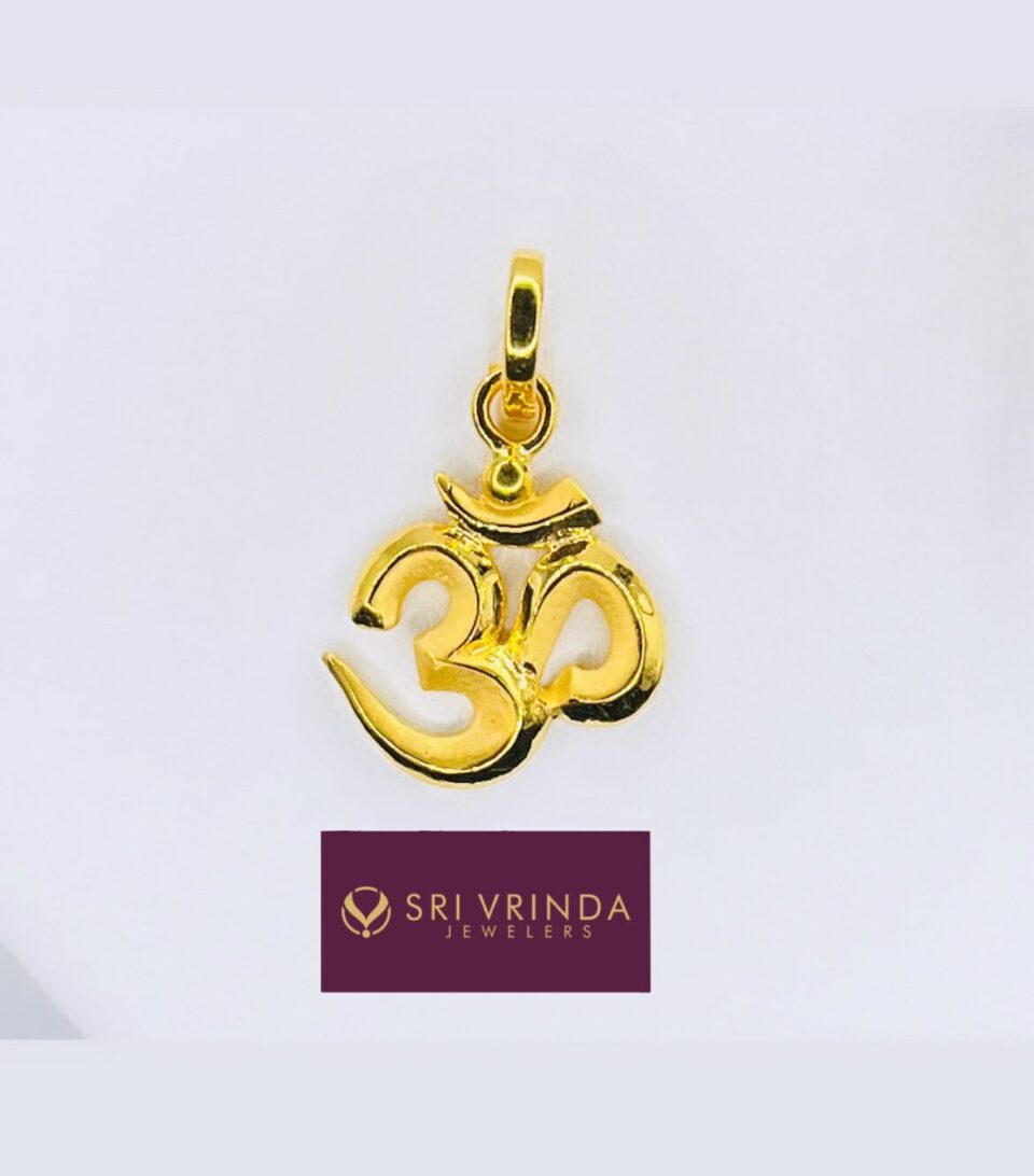 22kt gold pendant