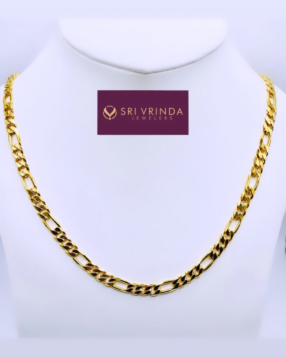 22kt gold men's cuban link chain