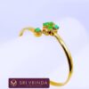 22kt Gold Bangle with Emerald(11.70 gm)