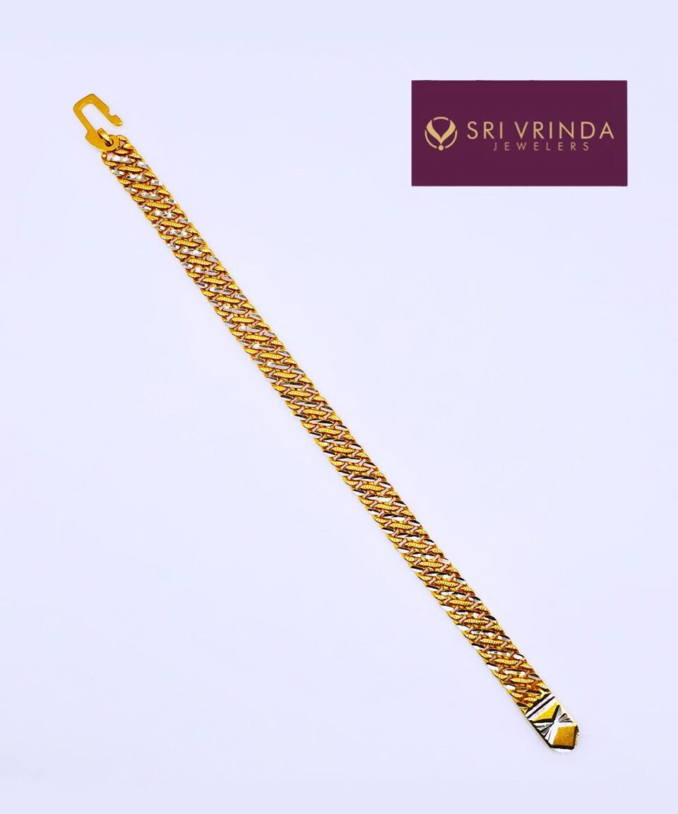 22kt gold men's bracelet(36.7 gm)