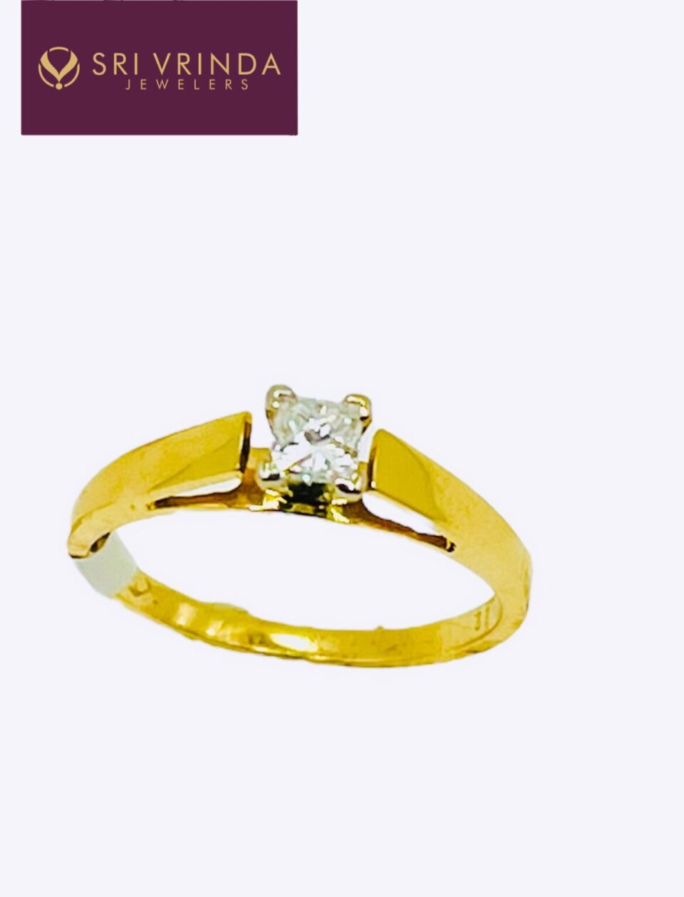 14k gold & diamond ring(0.22ct)