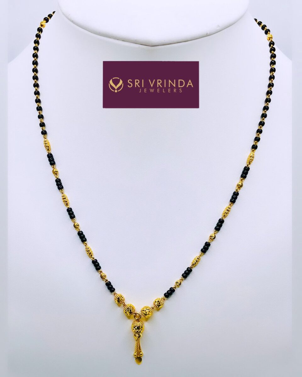 22kt gold mangalsutra necklace