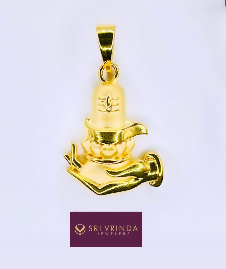 22kt gold pendant