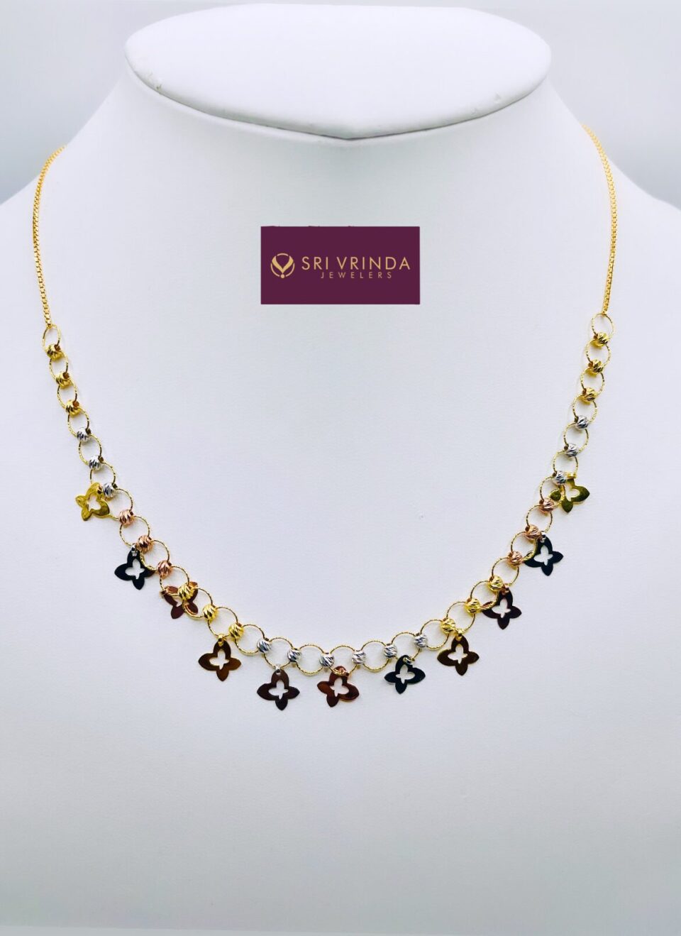 22k gold multi tone set (11.1 gm)