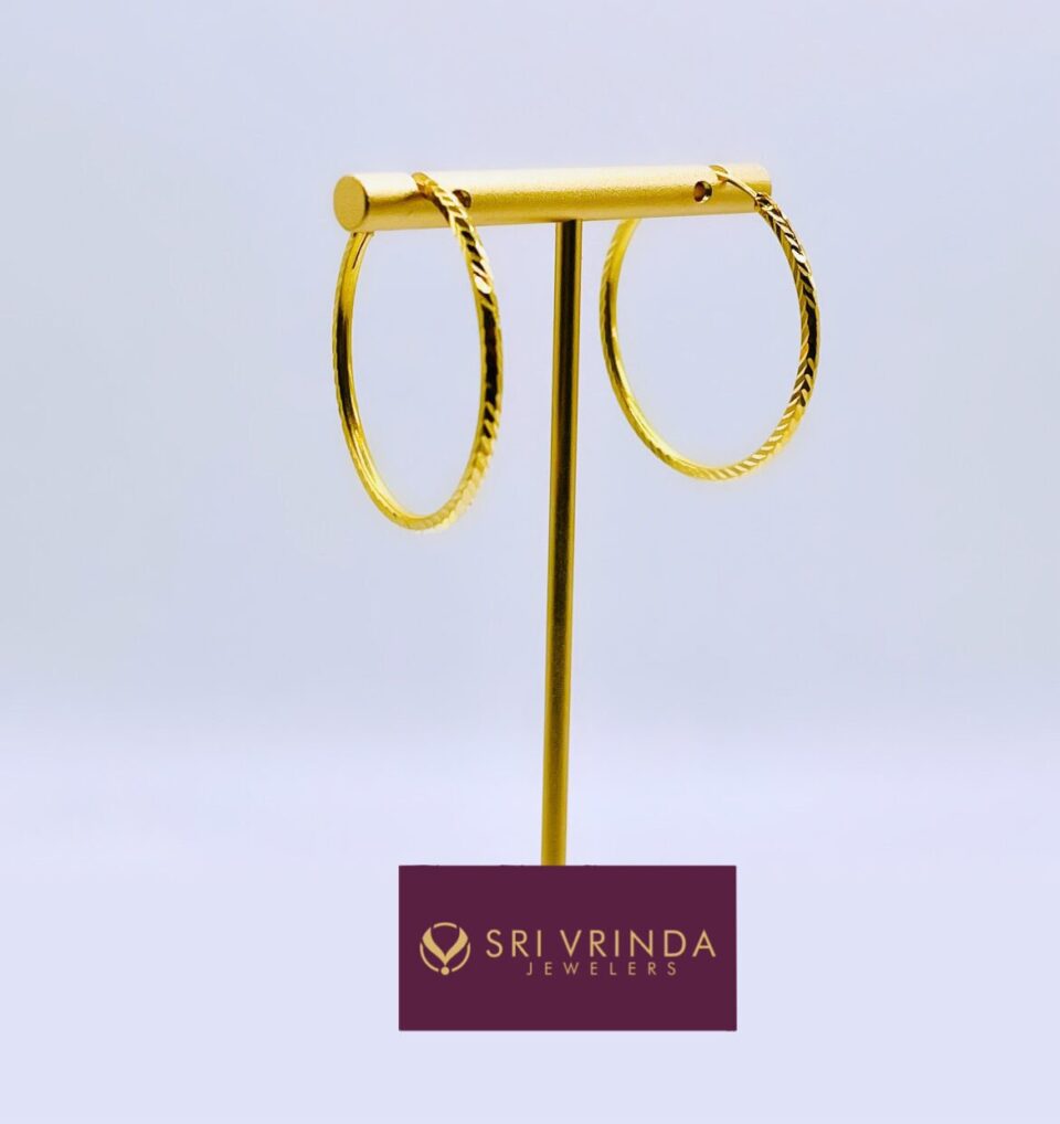 22k gold earrings (4.80 gm)
