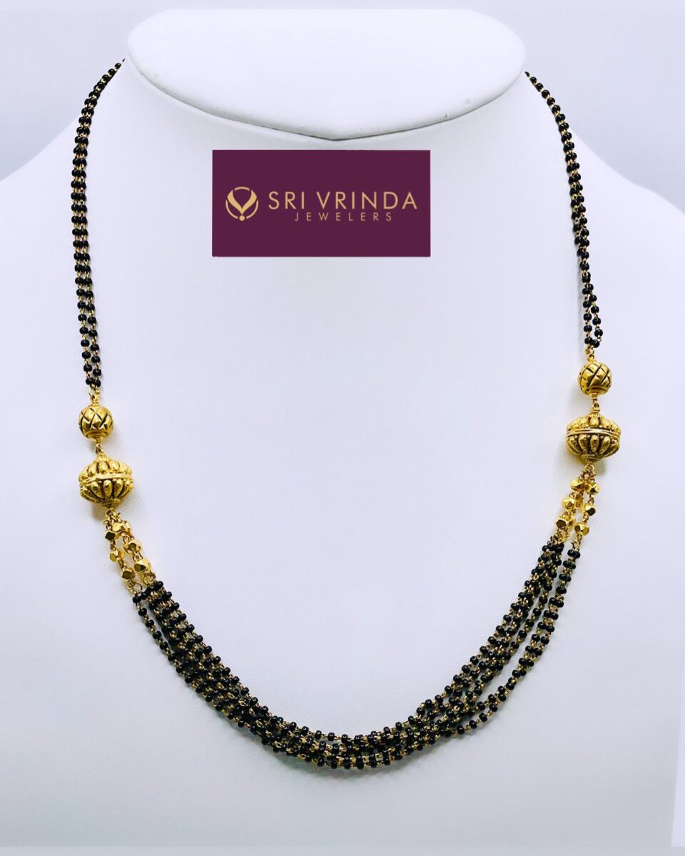 22kt gold mangalsutra necklace(17.20 gm)