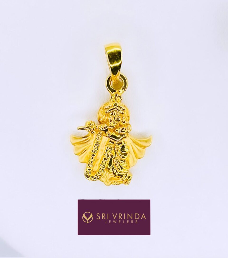 22kt gold pendant