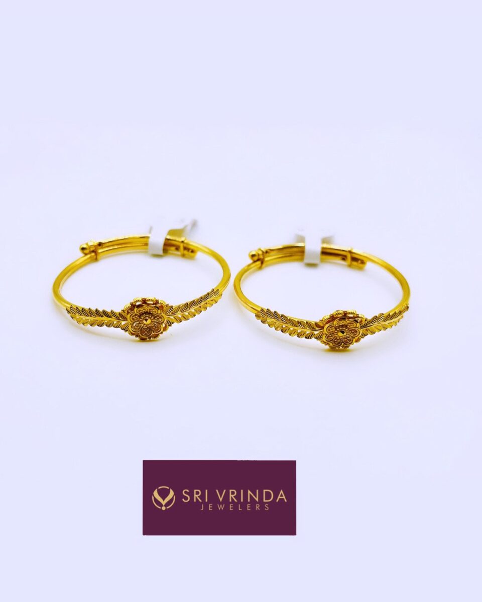 22kt gold baby bangles