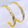 22kt Gold Two-Tone Bangles