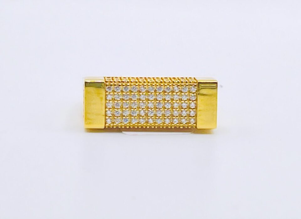 22kt gold men's ring (6.80 gm)