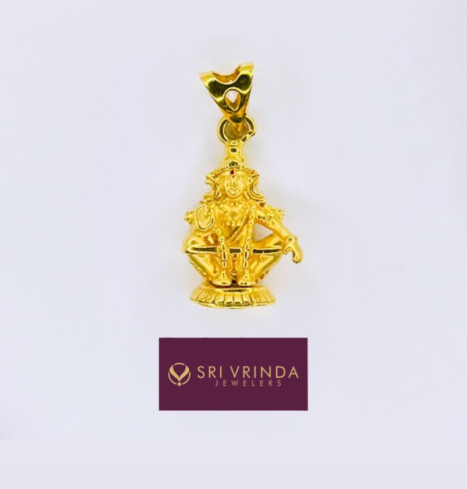 22kt gold pendant
