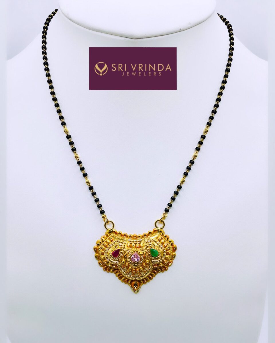 22kt gold mangalsutra necklace