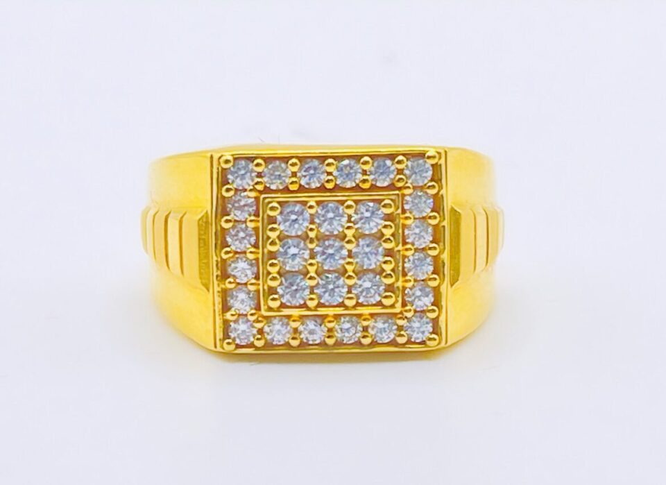 22kt gold men's ring (10.0 gm)