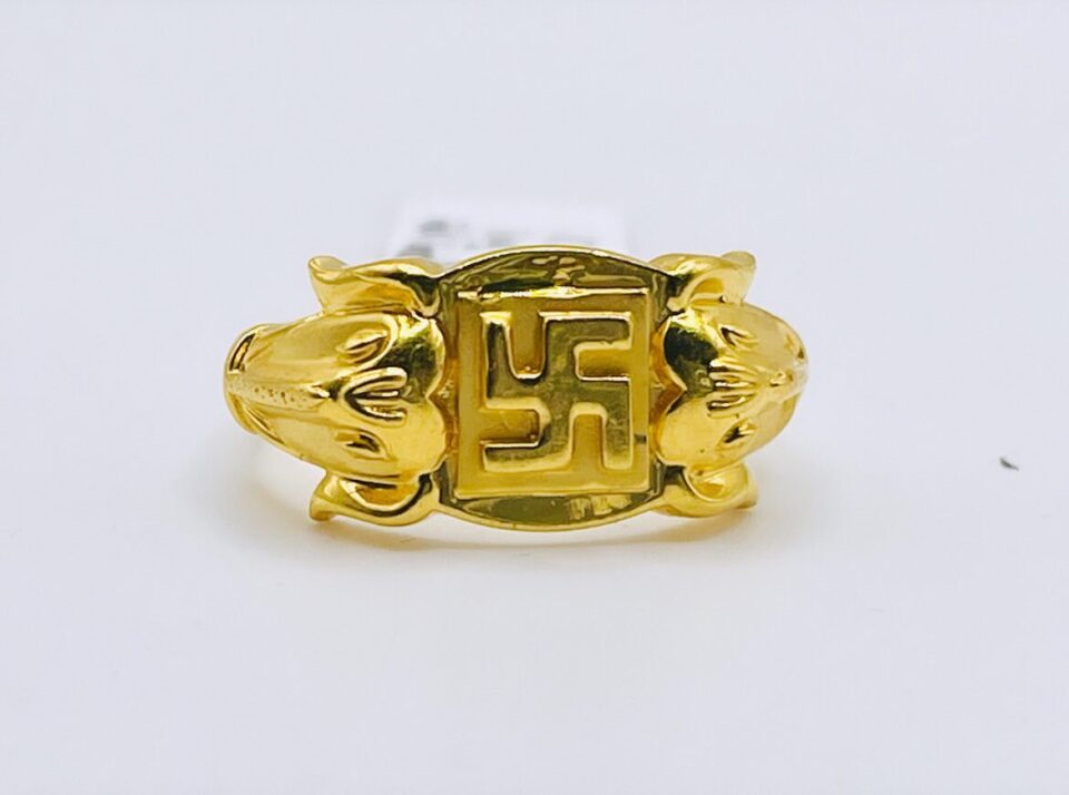 22kt gold men's ring (7.0 gm)