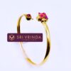 22kt Gold Bangle with Ruby
