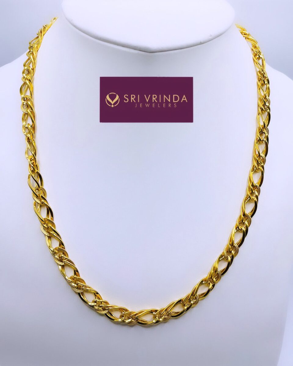 22kt gold men's chain(20.80 gm)