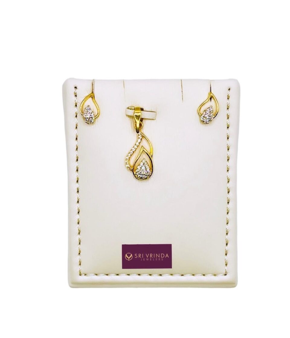 22k gold pendant set (4.2 gm)