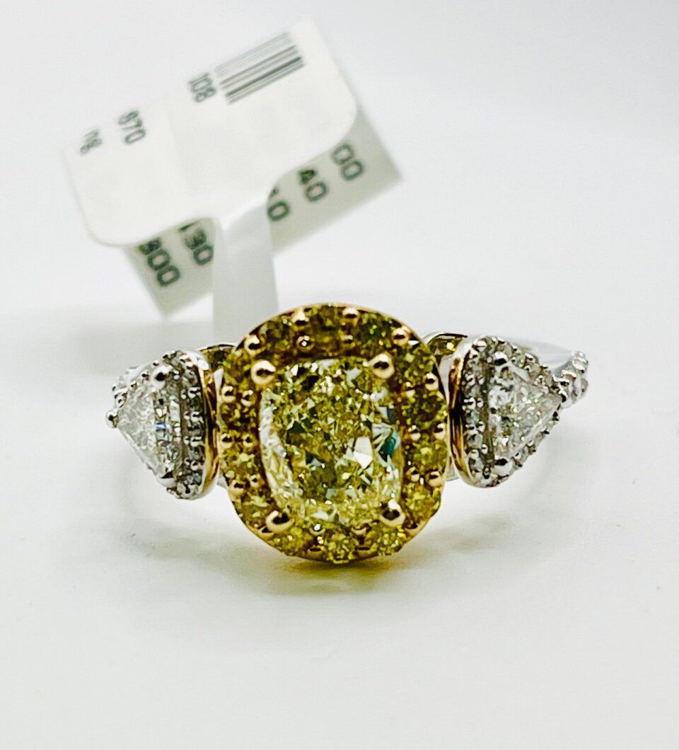 14k diamond ring(6.04 gm)