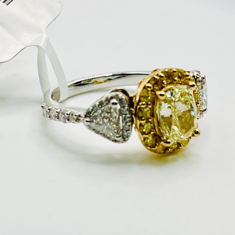 14k diamond ring(6.04 gm)