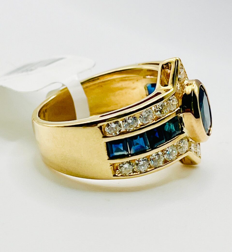 14k diamond ring(6.11 gm)