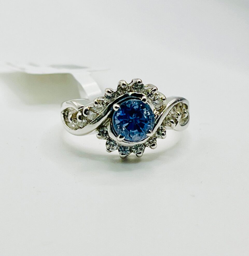 14k diamond ring(4.74 gm)