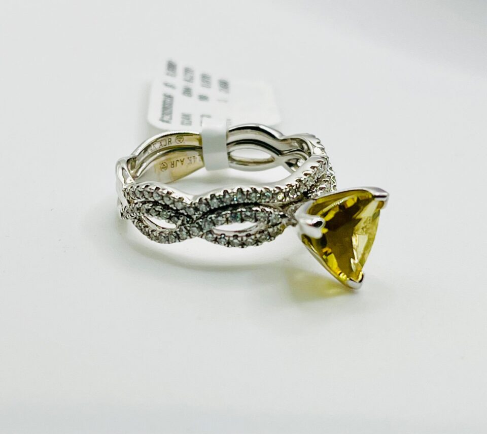 14k diamond ring
