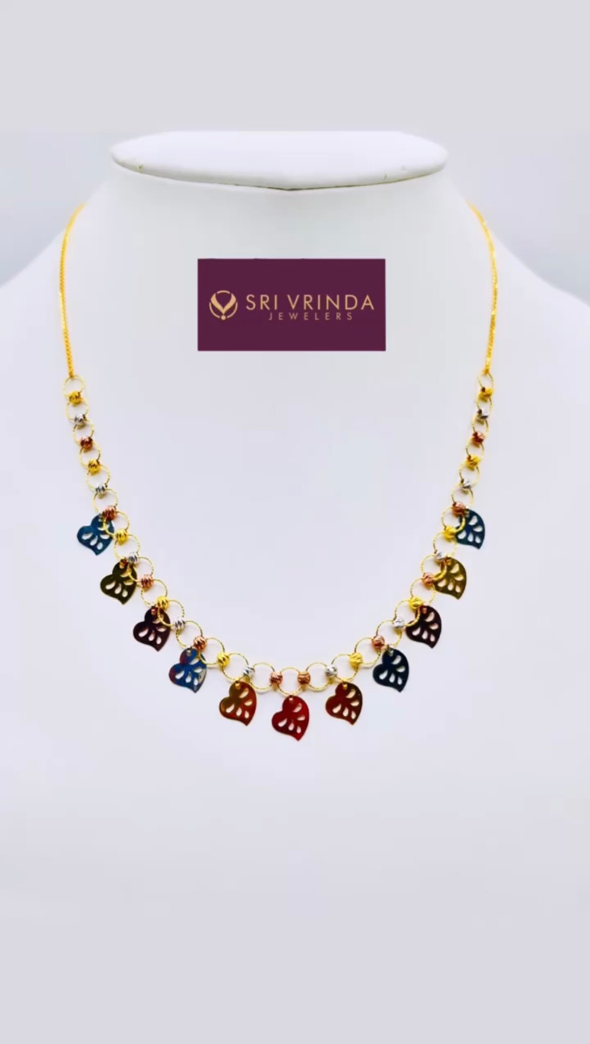 22k gold multi tone set (11.9 gm)