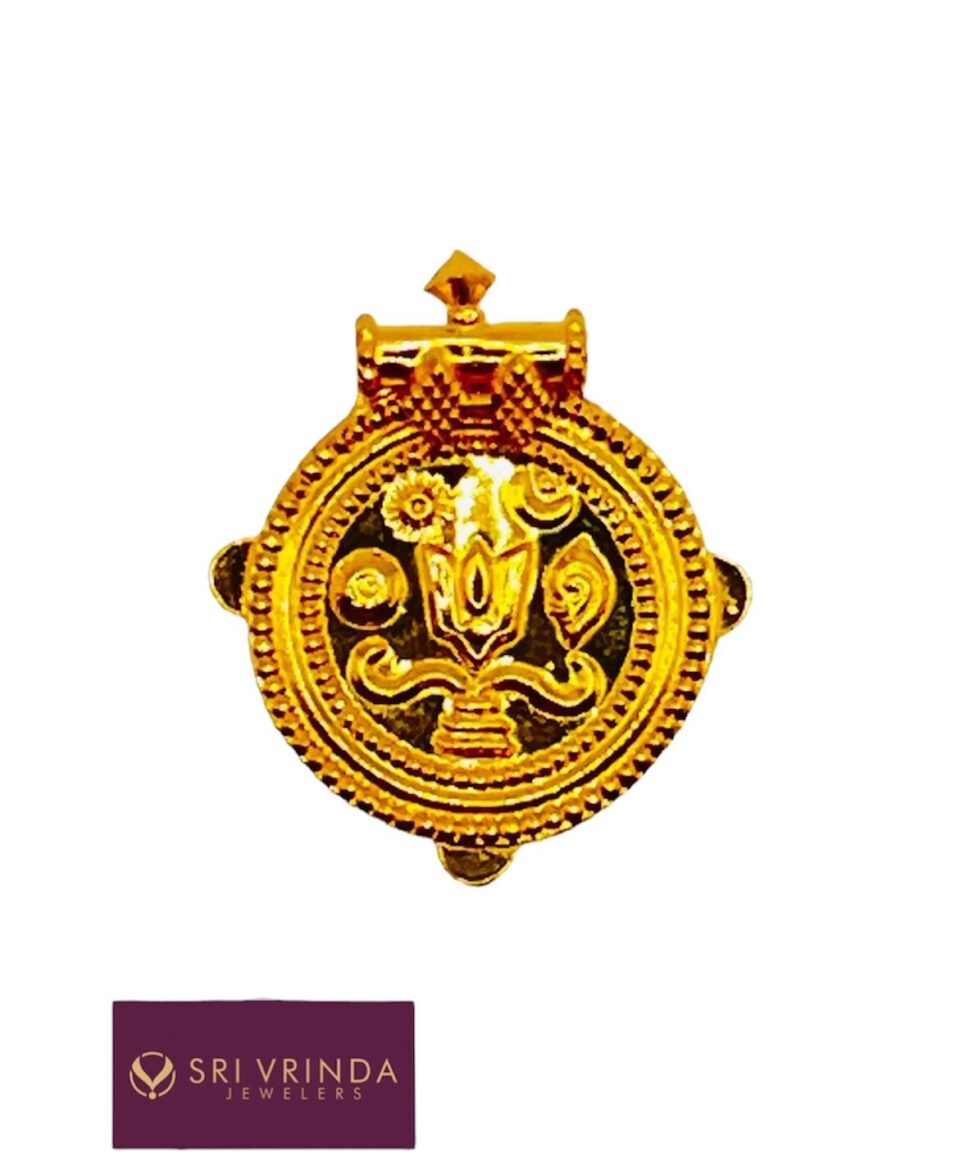 22kt gold traditional south indian mangalsutra(3.10 gm)