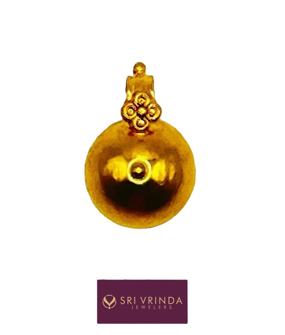 22kt gold traditional south indian mangalsutra(2.0 gm)