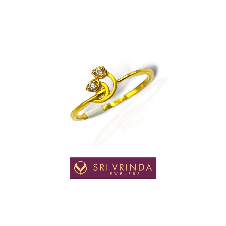 22k gold women's ring (1.50 gm)