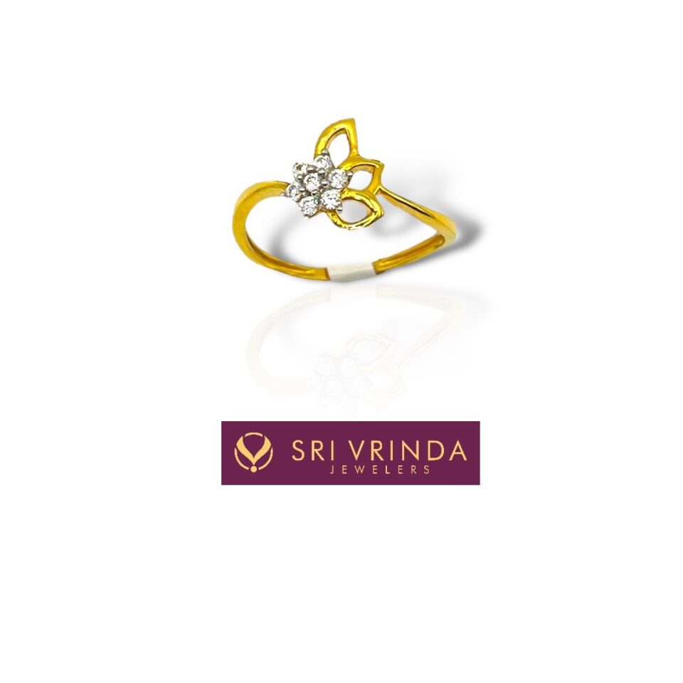 22k gold women's ring (2.00 gm)