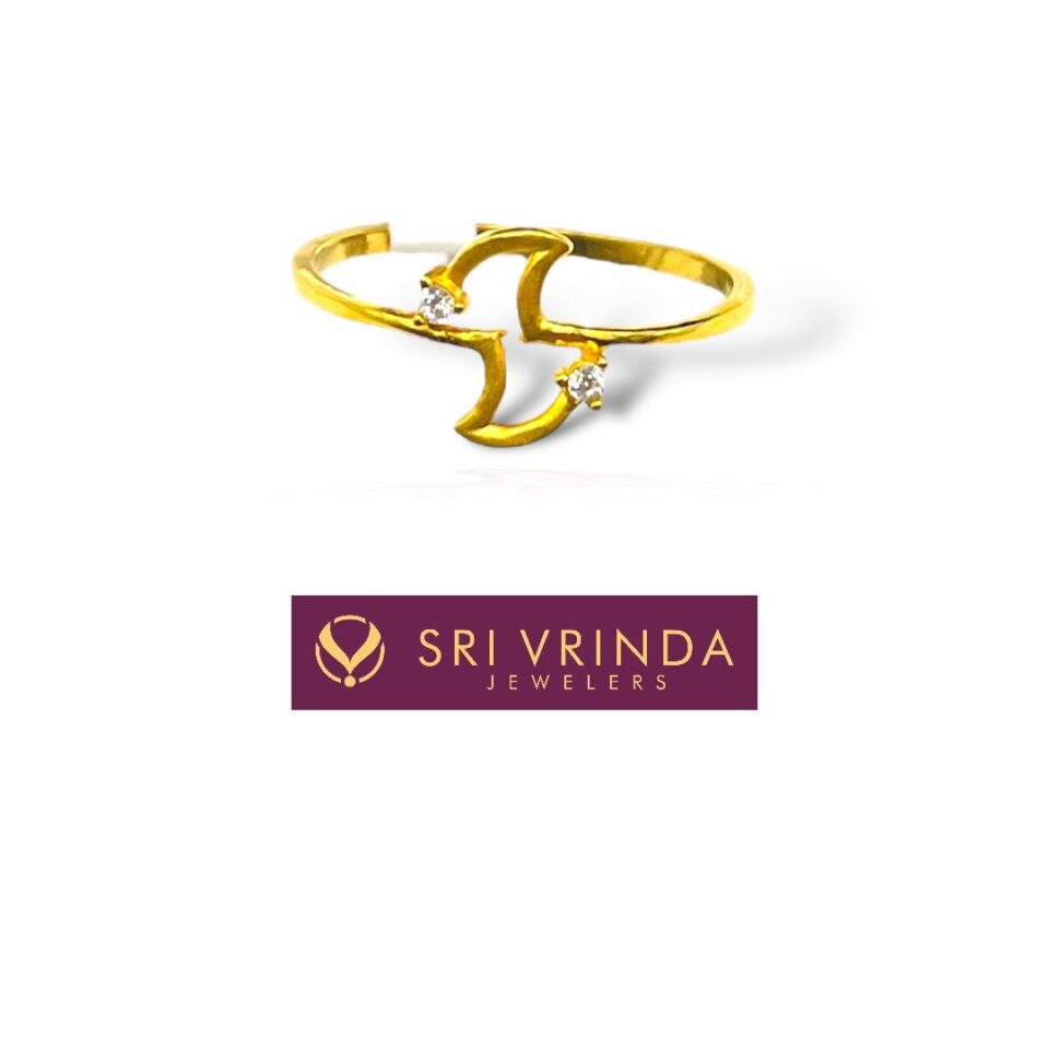 22k gold women's ring (1.50 gm)