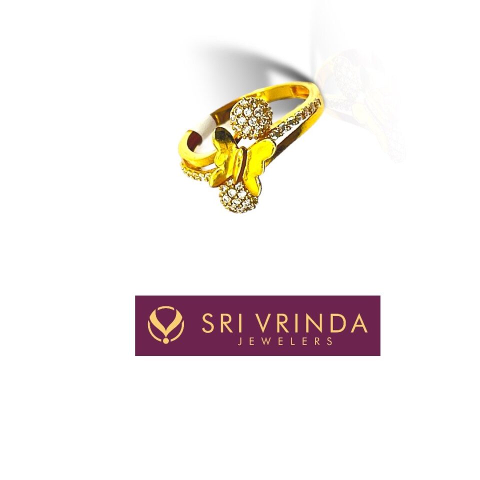 22k gold women's ring (3.40 gm)