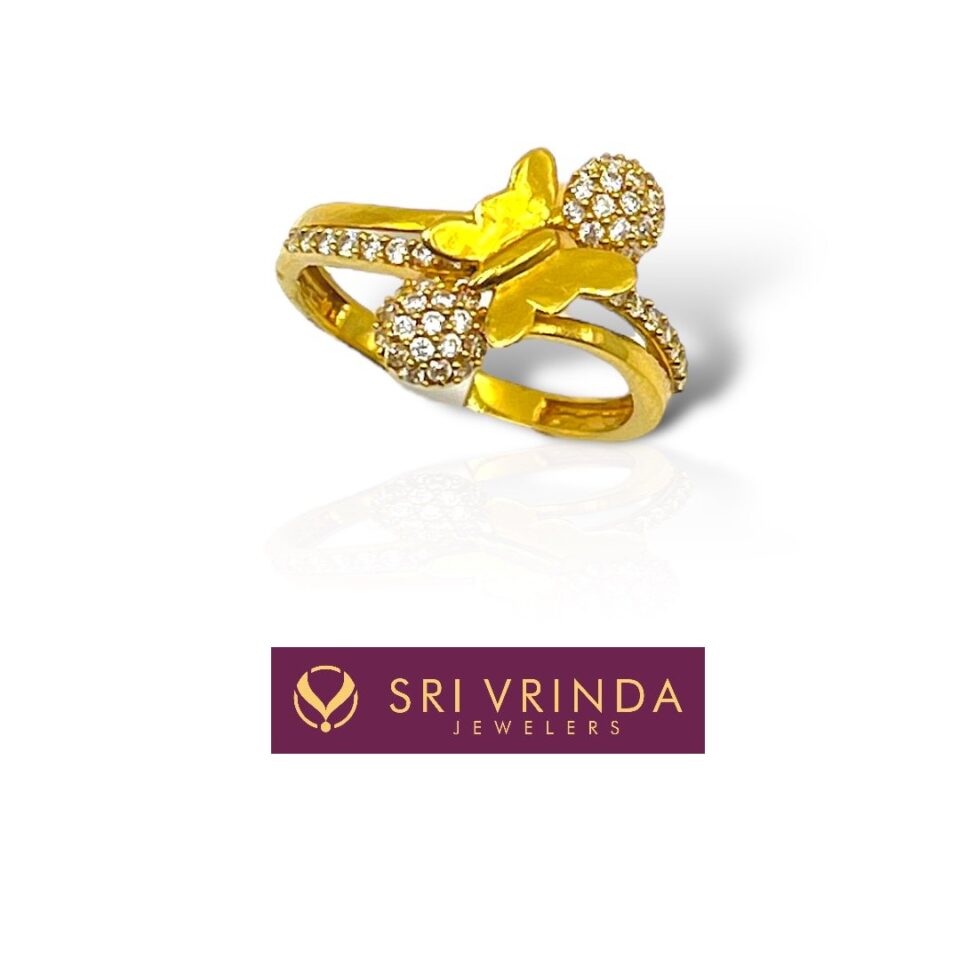 22k gold women's ring (3.40 gm)