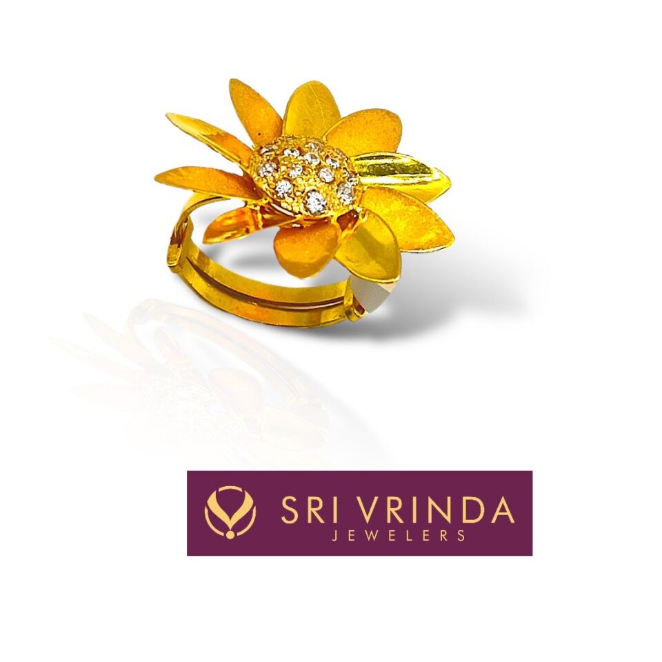 22k gold women's ring (5.35 gm)